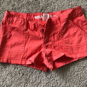 Coral Cotton Shorts